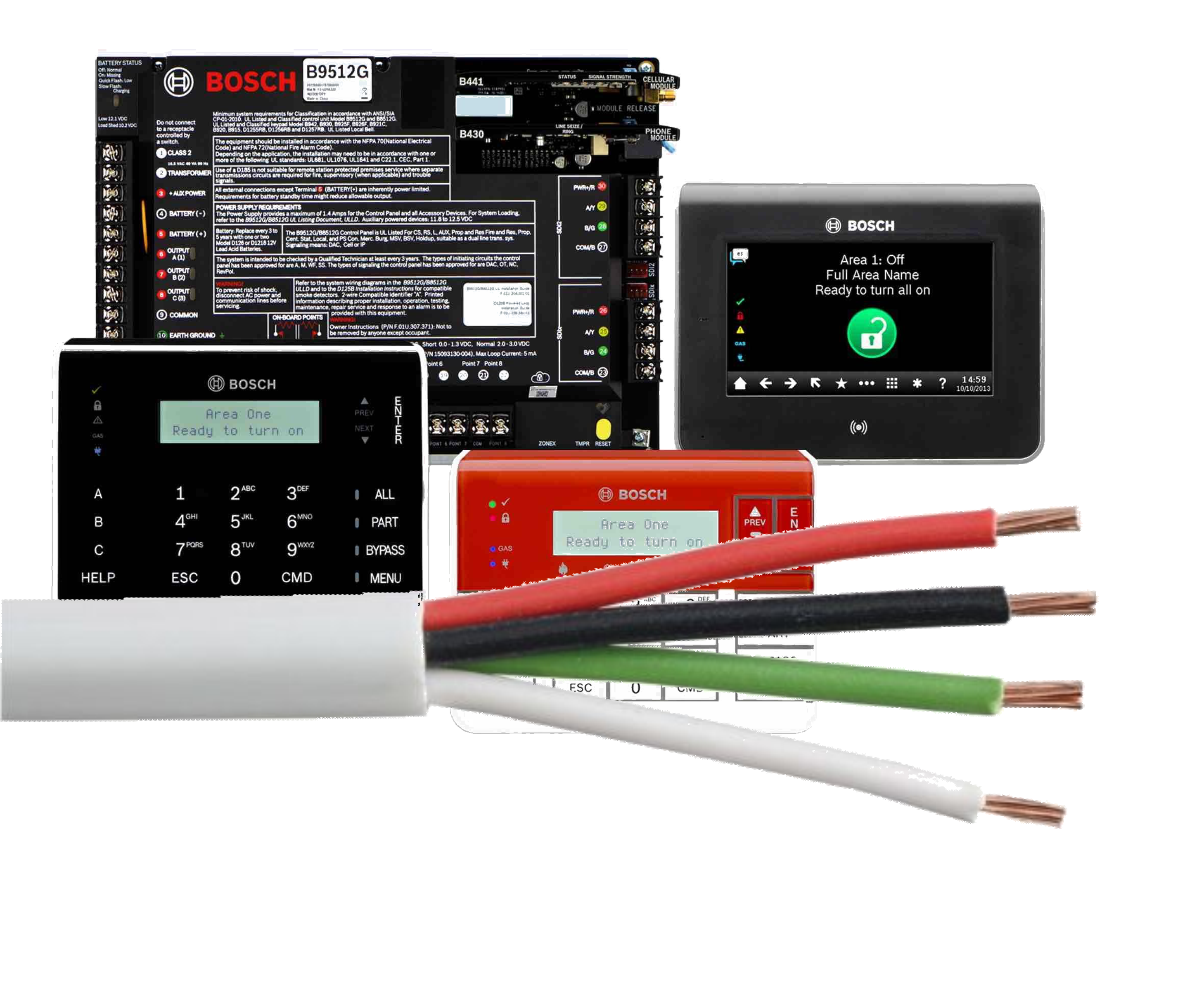 Bosch B Series and G Series Intrusion Detection System Wire Length